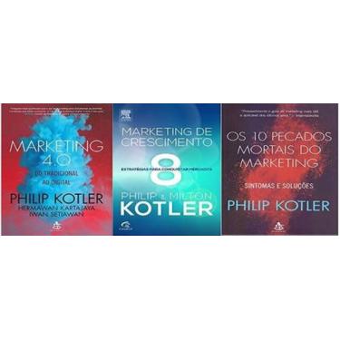 Imagem de Kit 3 Livro Philip Kotler Marketing 4.0 + Crescimento