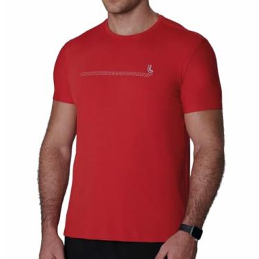 Imagem de Camiseta Microfibra Básica Lupo Sport com proteção UV50+ | Cor: Vermelho - 5650 | Tam: P | Cod: 77053-0021305650