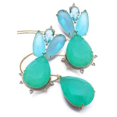 Imagem de Maxi Brincos Turmalina Paraiba