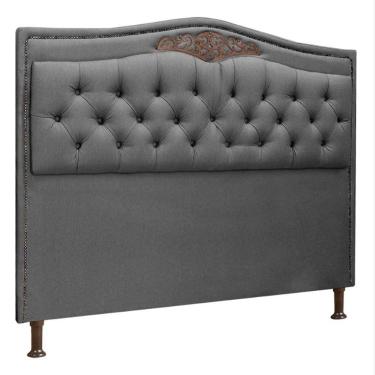 Imagem de Cabeceira Estofada Holanda 1,95 King Size Linho Speciale Home