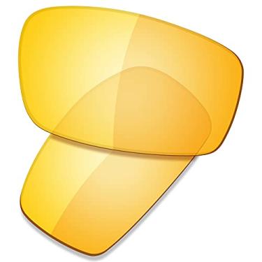 Imagem de SAUCER Lentes de substituição premium para óculos de sol Oakley Monster Pup High Defense - Amarelo HD