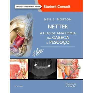 Imagem de Livro Netter Atlas de Anatomia da Cabeça e Pescoço, 3ª Edição 2018