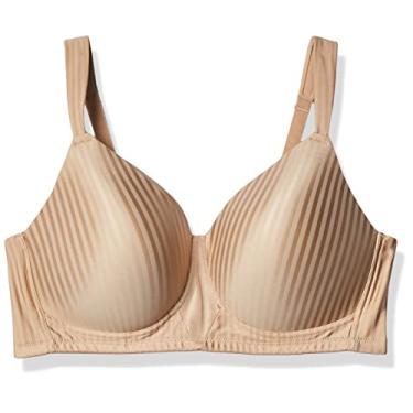 Imagem de Playtex Sutiã feminino Secrets perfeitamente liso sem aro, sutiã feminino de cobertura total, sutiã camiseta, US4707, Nude., 40C
