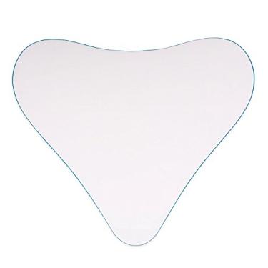 Imagem de Andoer Almofada torácica anti-rugas de silicone reutilizável invisível autoadesiva almofada para o peito elimina rugas finas