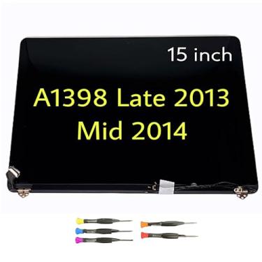 Imagem de Fotisangea Tela de substituição para Apple MacBook Pro Retina de 15,4 polegadas LCD Screen Assembly Display A1398 final de 2013 meados de 2014 EMC 2881 EMC 2876 2674 2745