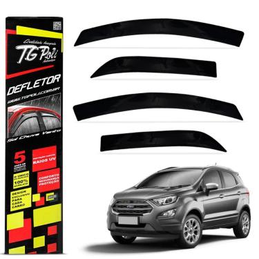 Imagem de Calha de Chuva Ecosport 2013 a 2021 Defletor Fume Tgpoli