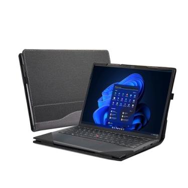 Imagem de Capa para Samsung Galaxy Book4 Edge | Book3 |Galaxy Book4 360 |Galaxy Book4 pro |Yoga Slim 7 Pro 14IHU5| 35.6 cm [Não Outros Modelos] Capa Protetora PU (14-Cinza Escuro)