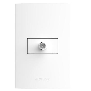 Imagem de Conjunto Tomada para Cabo Coaxial TV/Vídeo Inova Pró Alumbra