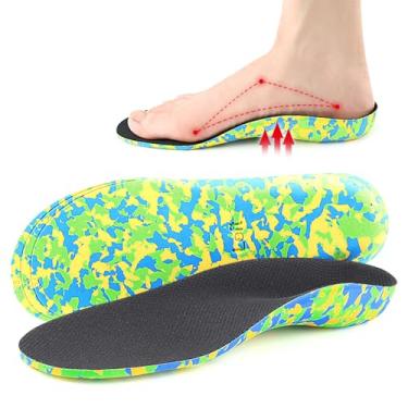 Imagem de JSHshield EVA Kids Flat Feet Arch Support Insoles,Fascite Plantar, Inserções de Órteses de Pronação Excessiva,Palmilhas Infantis para Aliviar a Dor no Pé, Costas, Quadril, Perna e Joelho