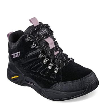 Imagem de Bota Skechers Arch Fit Recon Feminino Aventura - Trail Preto/Roxo 36
