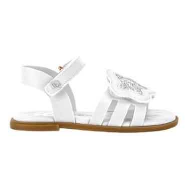 Imagem de SANDÁLIA INFANTIL BRANCO BIBI SHINE ESTRELA PRATA 1233022-Feminino