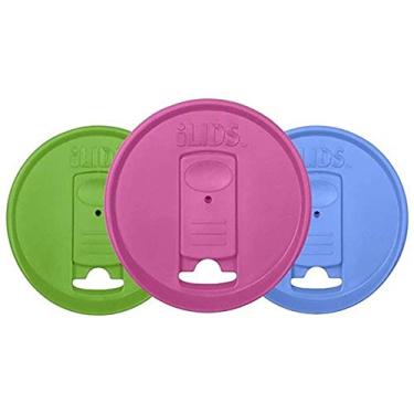 Imagem de iLIDS Tampa para bebida Mason Jar, Pacote com 3, Whimsy, Regular Mouth, 1