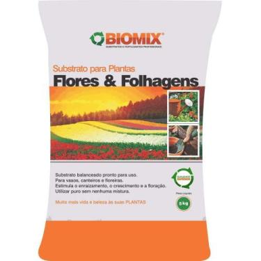 Imagem de Substrato Biomix Flores & Folhagens - 5kg