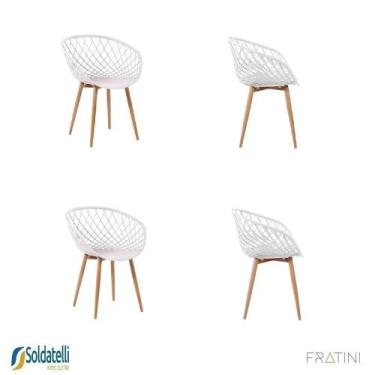 Imagem de Kit 4 Cadeiras Mônaco PP Várias Cores - Fratini, Nude