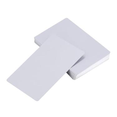 Imagem de Cartão de Visita Em Branco Cartões de Visita Em Branco Marca 50 Pçs 5 Cores Impressionantes Espaços Em Branco Marca Gravado Metal Suave Negócios Visitando Cartões de Nome (SILVER)