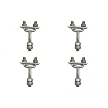 Imagem de Kit C/4 - Para-Raio Suporte Para Fita Aluminio Horizontal... - RAYCON