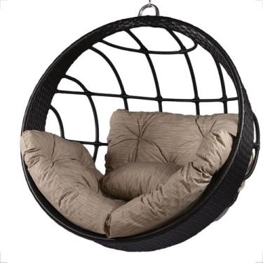 Imagem de Cadeira Suspensa Balanço Ninho Jardim Gourmet Alumínio Teto - Fexx Fib