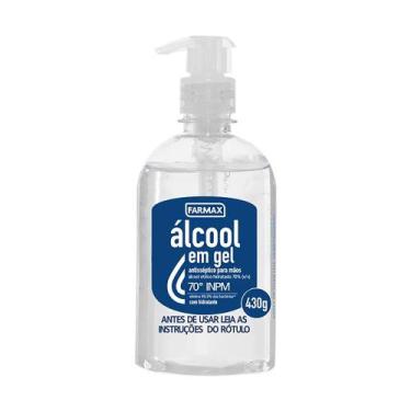 Imagem de Alcool 70% gel pump 430gr farmax
