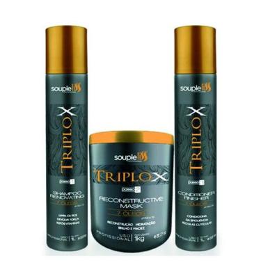 Imagem de Souple Liss Triplo X Kit Reconstrução 3 Produtos - C