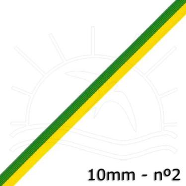 Imagem de Fita Gorgurão Bandeira do Brasil - 10 metros - Najar, 10MM - No2