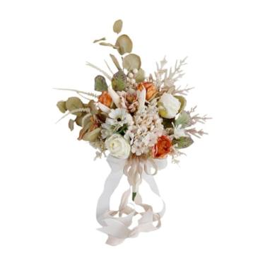 Imagem de shamjina Buquê de flores artificiais para noiva, madrinha, chá de panela, festa de confissão