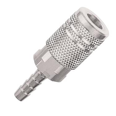 Imagem de Amflo C20-44-100 1/4" I/M Design x 3/8" I.D. Acoplador de aço para mangueira de farpa - (pacote com 100)