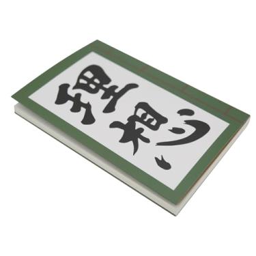 Imagem de MYAYD Dazai Osamu Cosplay Livro Vermelho Branco Caderno Cosplay Adereços Acessórios para Cães Vadios Bungo (Verde)