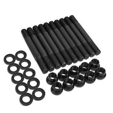 Imagem de DNA Motoring LEPOW-023 Conjunto de porcas cromadas com cabeça de cilindro de 12 pontos