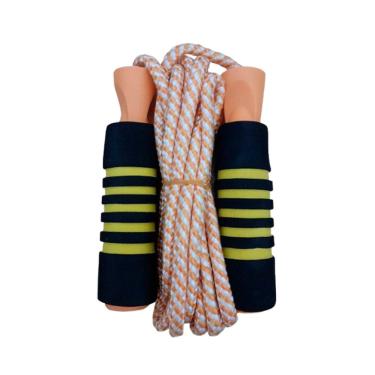 Imagem de Corda De Pular Funcional Treino Cross Fitness Jump Laranja