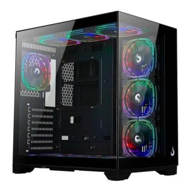 Imagem de Gabinete Gamer Rise Mode Galaxy Glass Standard V2, Mid Tower, ATX, Lat