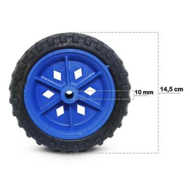 Imagem de Roda Plastica 5 Pol Carrinho De Mercado Feira - KAORI, UNICA, UNICA