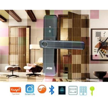 Imagem de Fechadura Inteligente Digital Biometria ADS-F01