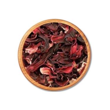Imagem de Hibisco Em Flor Desidratado Chá Pacote de 1 Kg - Temper Ervas