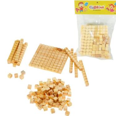 Imagem de Brinquedo material dourado infantil 62 peças jogo educativo - CIA BRIN