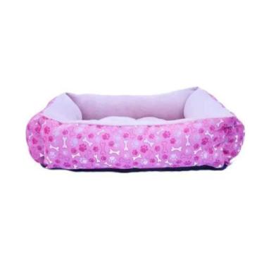 Imagem de Cama Dog Caminha Pet Cama Lavável 60x60 Cama P/ Cães E Gato Rosa - EDÉ