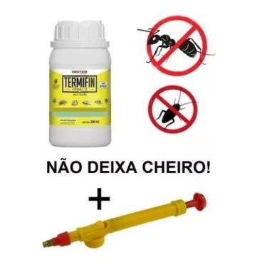Imagem de Termifin Mata Barata E Formigas 200ml + Pulverizador Garrafa - Dexter