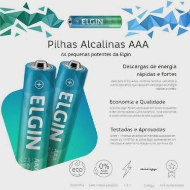 Imagem de Pilha alcalina palito aaa c/2 (tubo) 1,5v elgin