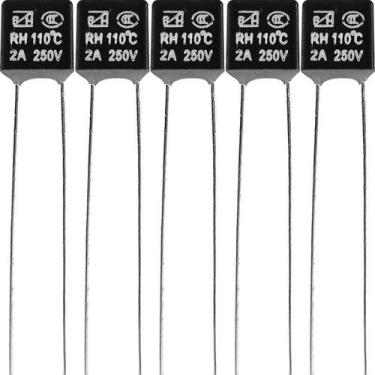 Imagem de 5 Fusível Térmico Motor Ventilador 110ºc 2A 250V 110 Graus - Rh
