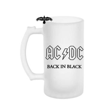Imagem de Caneca de vidro acdc bandas de rock classico metal guitarra - alabama 