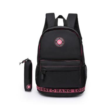 Imagem de Mochila Feminina Hang Loose Reforçada Escolar Casual-Feminino