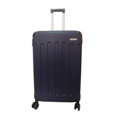 Imagem de Mala Média 23kg rodinhas 360º e cadeado - PAIVA BAG, Azul marinho