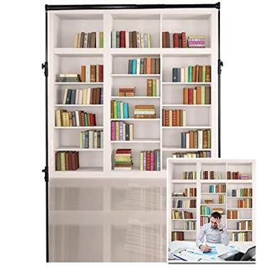 Imagem de Prateleiras para livros escolares de pano de fundo para biblioteca NWH05862, LWH05862, 6x8ft