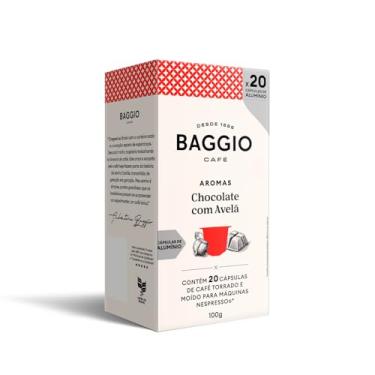Imagem de Cápsulas de Café Baggio Café Aroma Chocolate com Avelã, compatível com Nespresso, contém 20 cápsulas