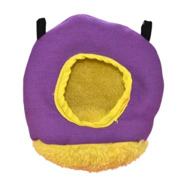 Imagem de Nishiyuenyi Cama suspensa para aves, abrigo de brinquedo, acessório para pássaros