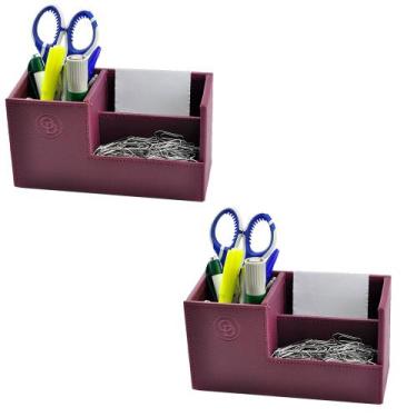 Imagem de Kit com 2 unid de Porta Caneta, Clips E Recado - Vayly - Office Design