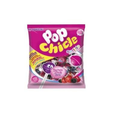 Imagem de Pirulito pop chicle sortido 500gr - BERBAU