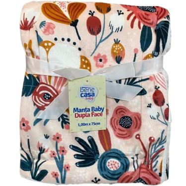 Imagem de Manta Bebê Dupla Face Oportunity Sherpa e Flannel Fleece 100x75