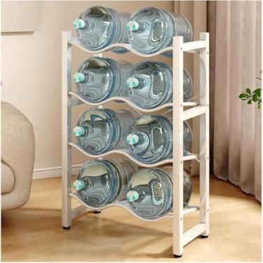 Imagem de Suporte para jarro de água Suporte para garrafa de água de 5 galões, suporte para dispensador de água resistente Suporte para jarro refrigerador de água, prateleira de armazenamento de garra