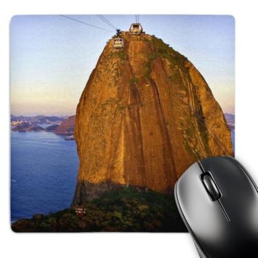 Imagem de 3dRose Brasil, Rio de Janeiro, carrinho de cabo, pão de açúcar montanha, mouse pad 8" x 8" (mp_140964_1)