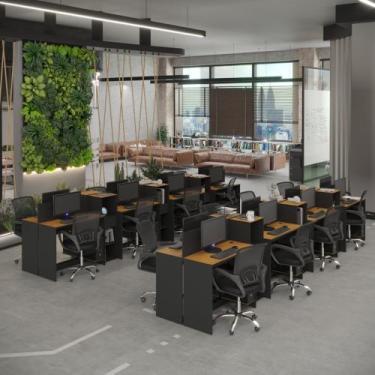 Imagem de Estação de Trabalho 16 Lugares Smart Office 16 Mesas 12 Armários Livre